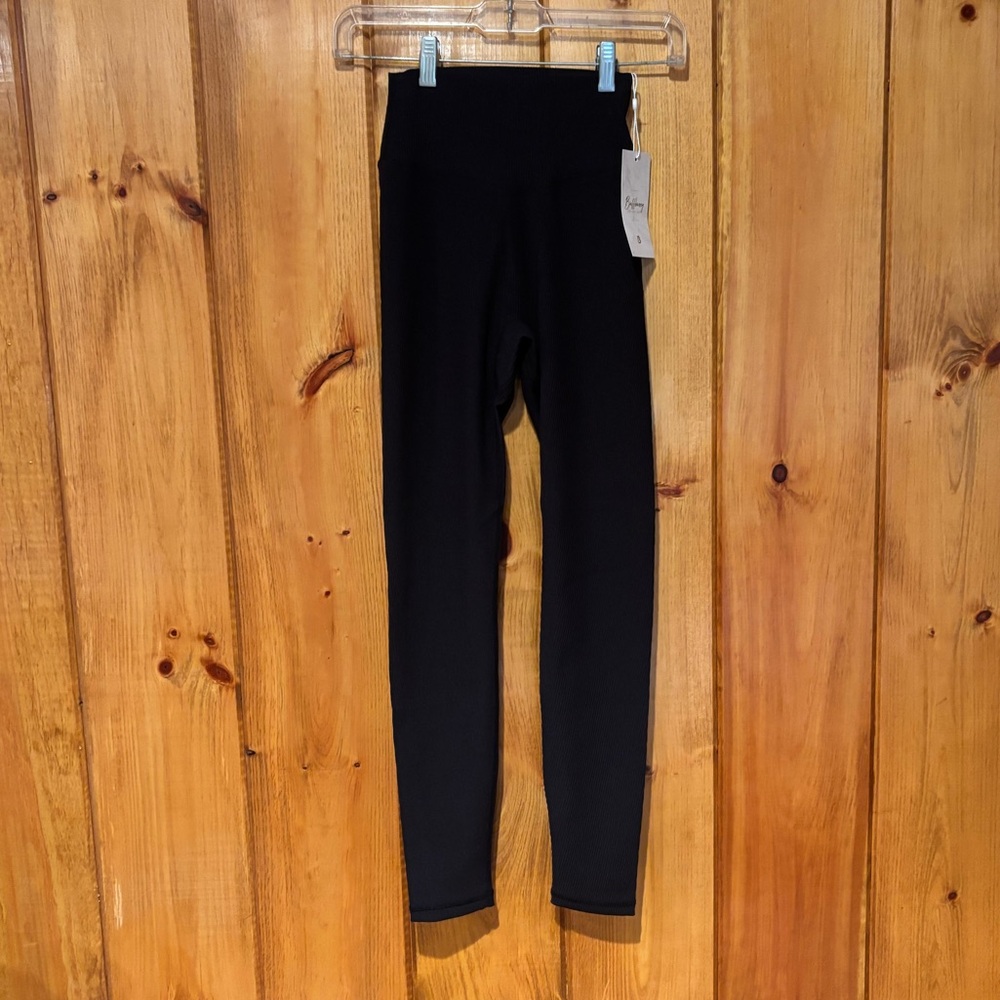 BUFFBUNNY Ribbed Seamless Leggings